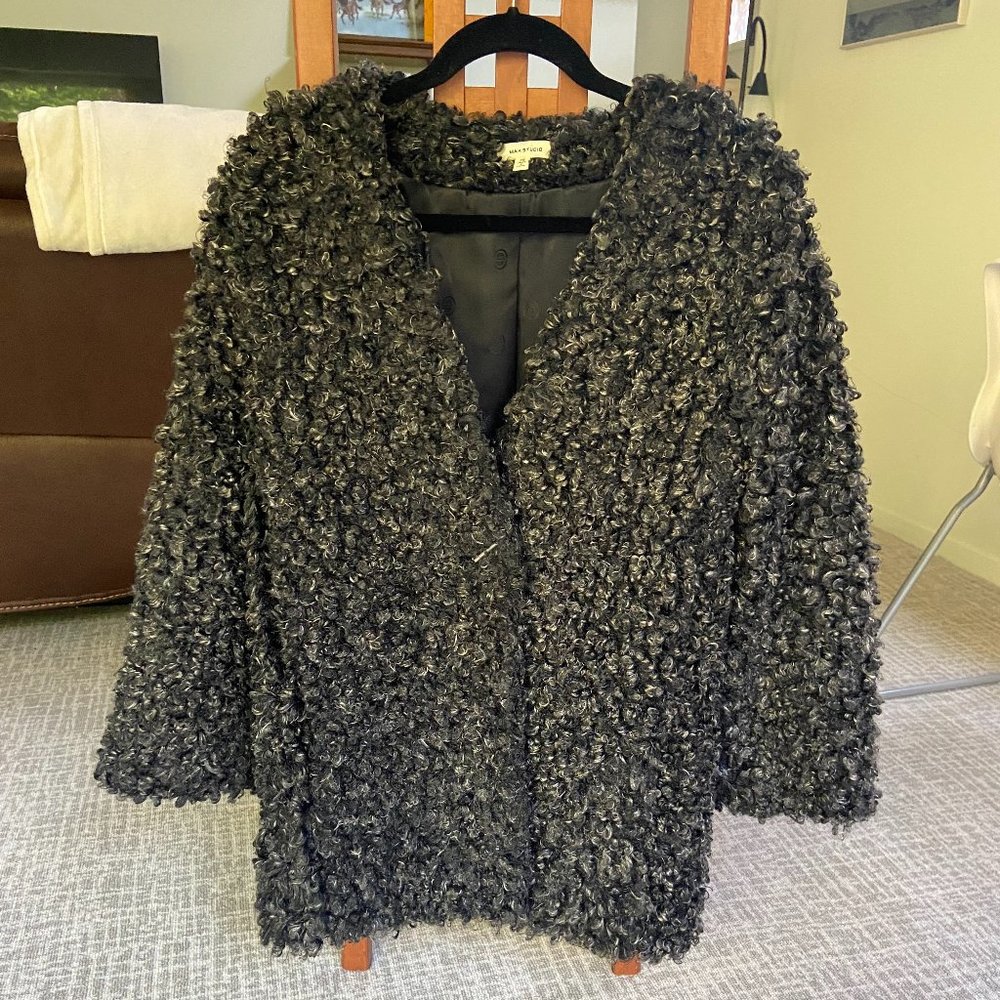 Beautiful Black Faux Fur Coat